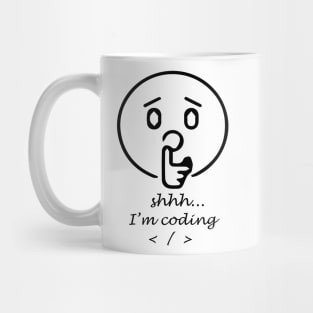 Shh.. I am coding Mug